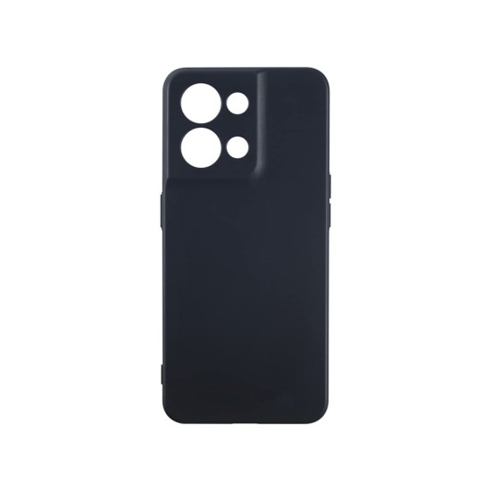 Silicone Case with Camera Shield for Oppo Reno 8 Black